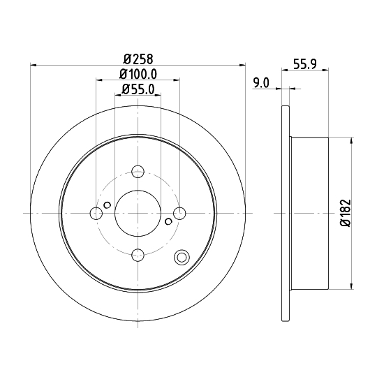 8DD 355 110-471 - Brake Disc 