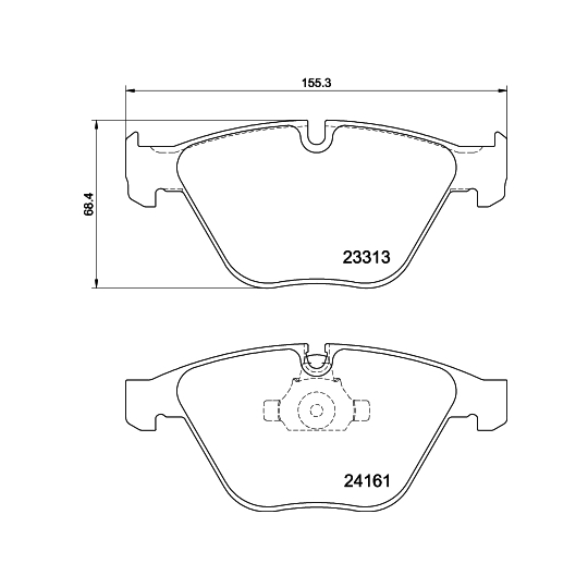 8DB 355 039-241 - Brake Pad Set, disc brake 