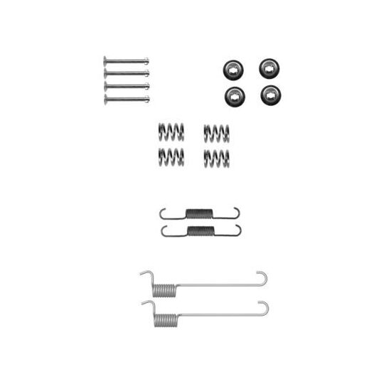 8DZ 355 201-881 - Accessory Kit, parking brake shoes 