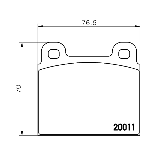 8DB 355 017-451 - Piduriklotsi komplekt,ketaspidur 