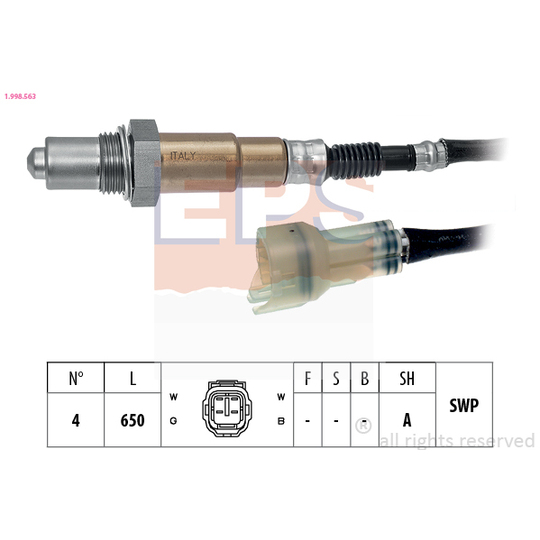 1.998.563 - Lambda Sensor 