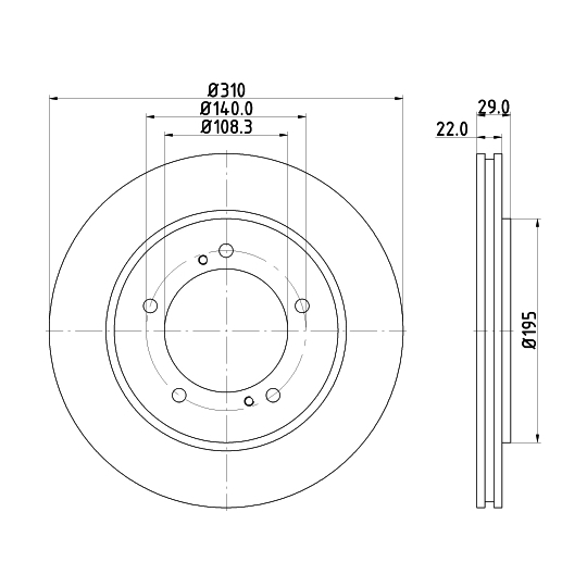 8DD 355 114-901 - Brake Disc 