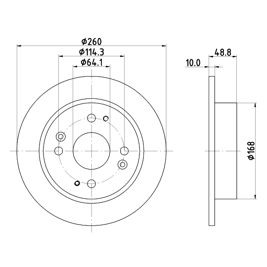 8DD 355 105-311 - Bromsskiva 