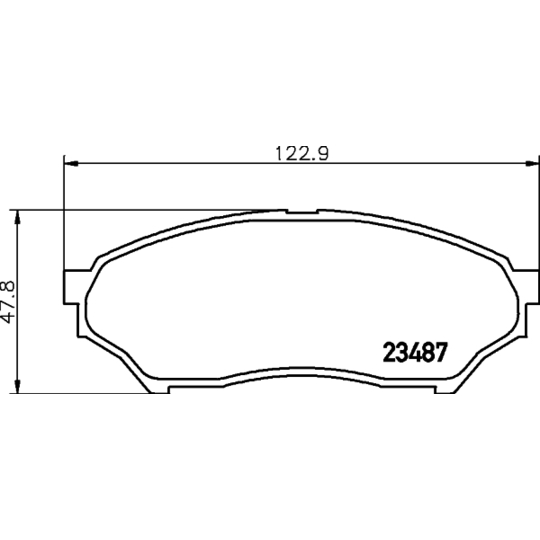 8DB 355 009-521 - Piduriklotsi komplekt,ketaspidur 