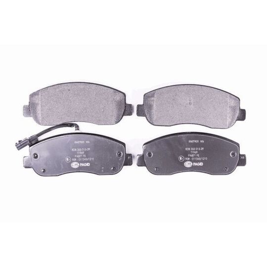 8DB 355 015-291 - Brake Pad Set, disc brake 