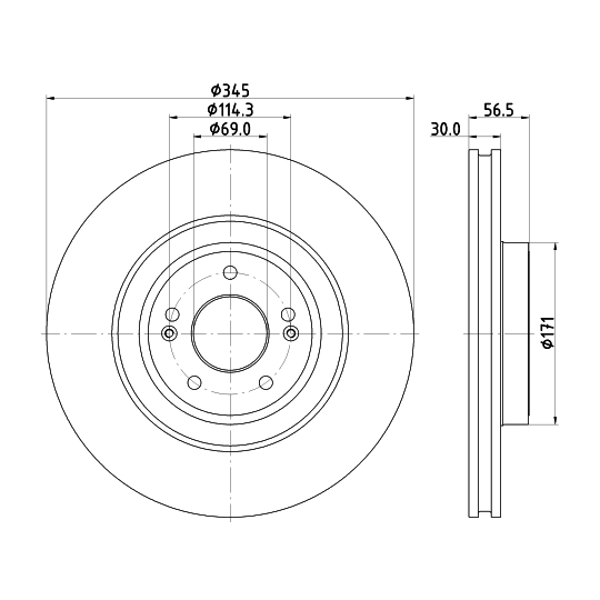 8DD 355 132-651 - Brake Disc 