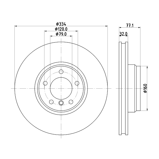 8DD 355 104-241 - Brake Disc 