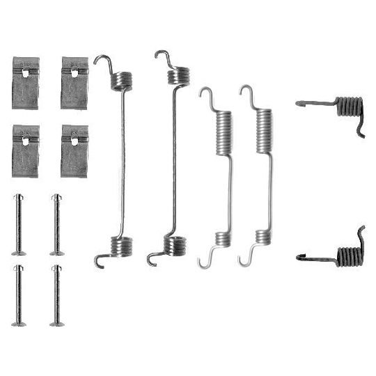 8DZ 355 200-321 - Tarvikesarja, jarrukengät 