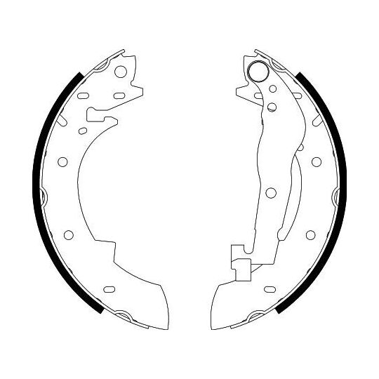 8DB 355 001-991 - Brake Shoe Set 