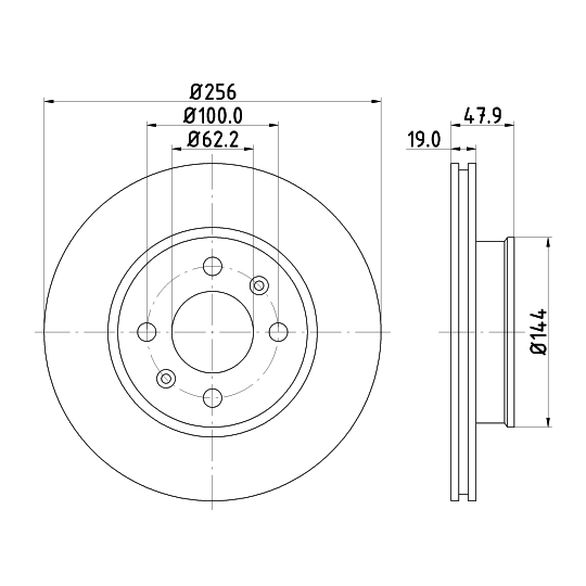 8DD 355 112-471 - Brake Disc 