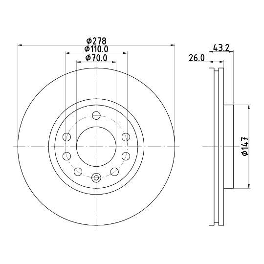 8DD 355 113-611 - Brake Disc 