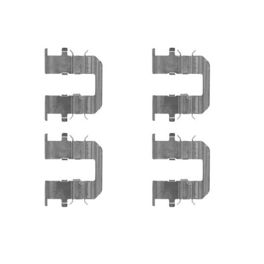 8DZ 355 204-661 - Lisakomplekt, ketaspiduriklotsid 