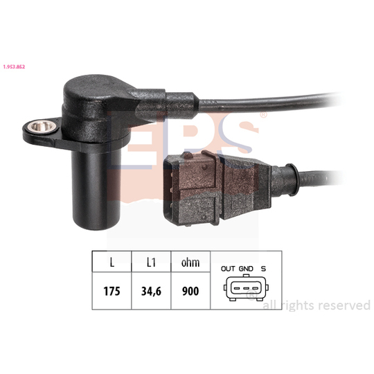 1.953.852 - Sensor, crankshaft pulse 