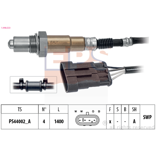 1.998.533 - Lambda Sensor 