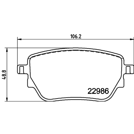 8DB 355 039-021 - Brake Pad Set, disc brake 