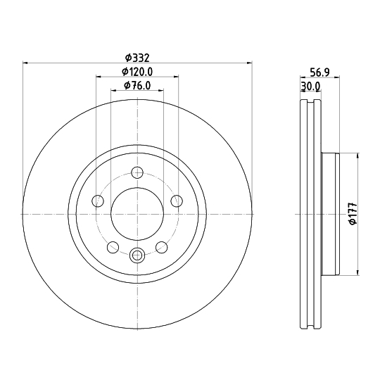 8DD 355 132-561 - Brake Disc 