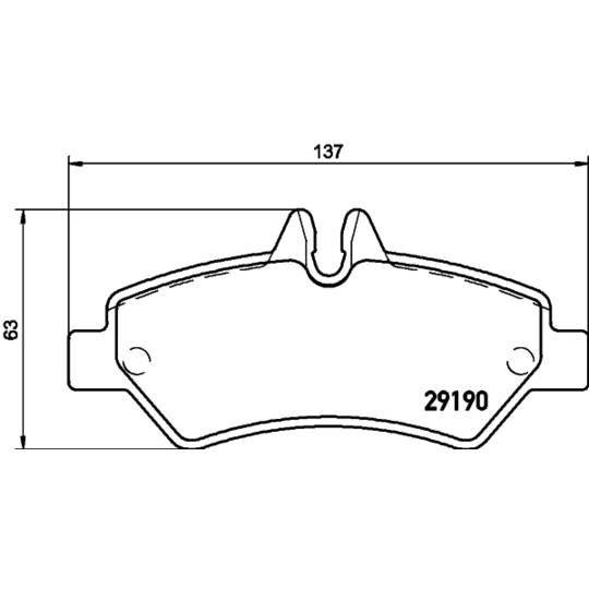 8DB 355 005-351 - Brake Pad Set, disc brake 