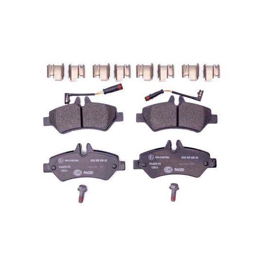 8DB 355 005-351 - Brake Pad Set, disc brake 