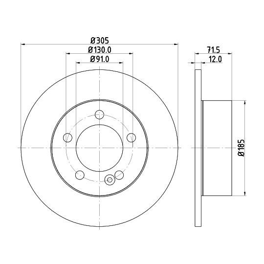 8DD 355 117-141 - Brake Disc 