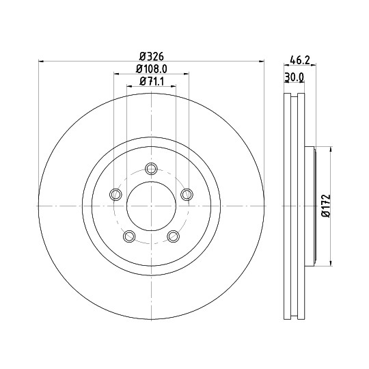 8DD 355 128-881 - Brake Disc 