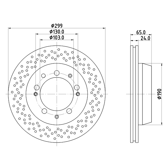 8DD 355 104-751 - Bromsskiva 