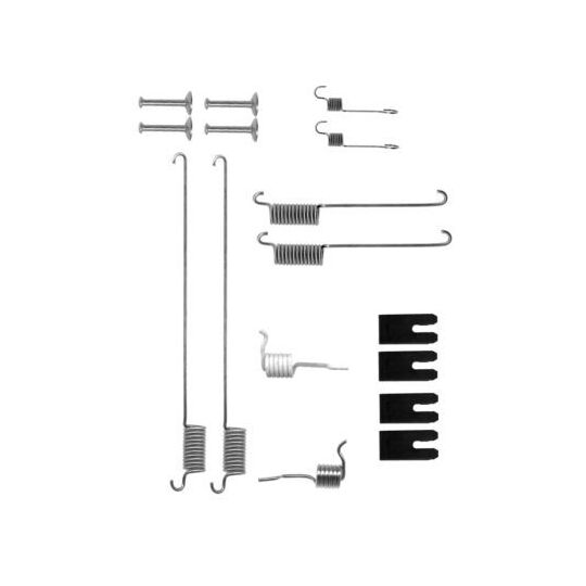 8DZ 355 200-721 - Tarvikesarja, jarrukengät 