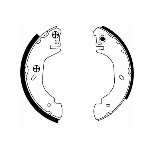 8DB 355 001-361 - Brake Shoe Set 