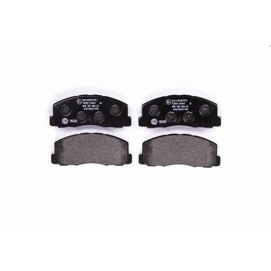 8DB 355 006-211 - Brake Pad Set, disc brake 