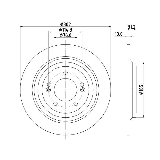 8DD 355 126-681 - Brake Disc 