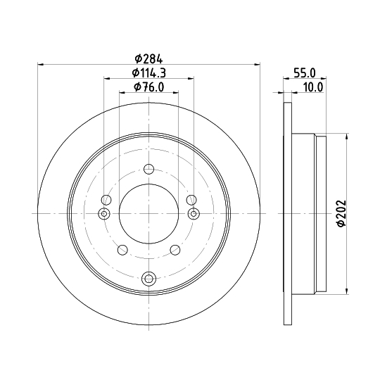 8DD 355 122-291 - Brake Disc 