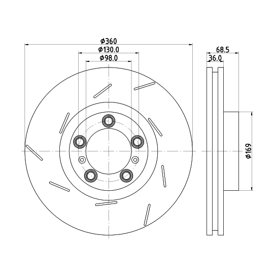 8DD 355 133-661 - Brake Disc 