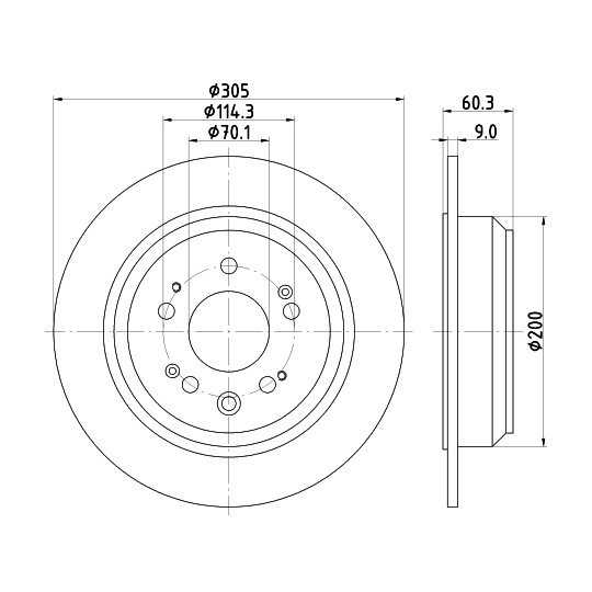 8DD 355 116-111 - Brake Disc 