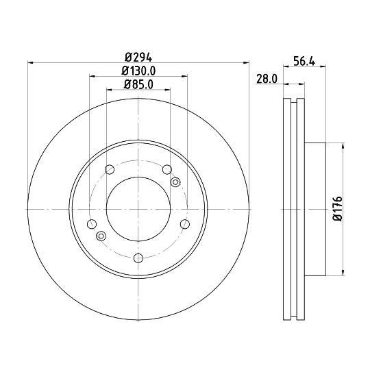 8DD 355 116-471 - Brake Disc 