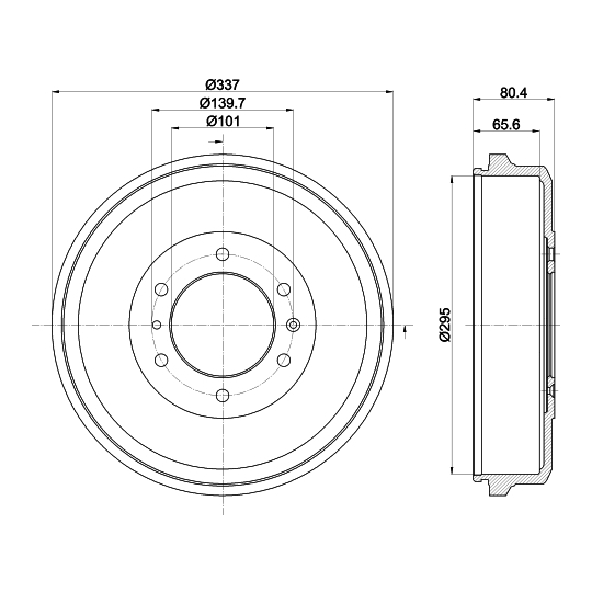 8DT 355 302-661 - Piduritrummel 