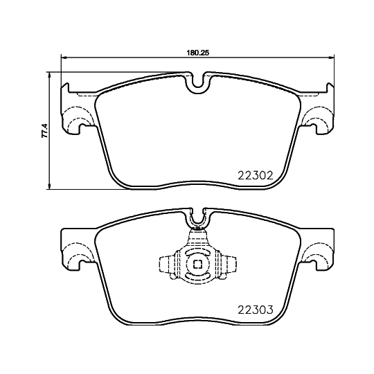 8DB 355 024-661 - Piduriklotsi komplekt,ketaspidur 