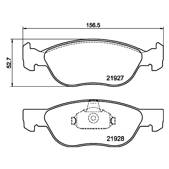 8DB 355 010-181 - Piduriklotsi komplekt,ketaspidur 