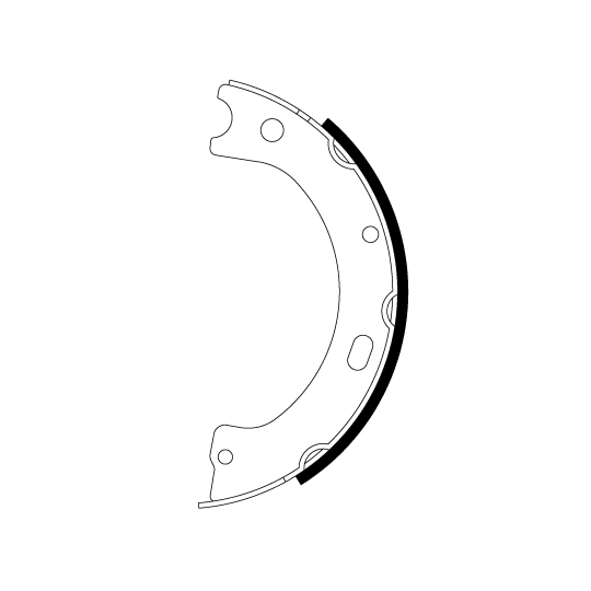 8DA 355 051-331 - Brake Shoe Set, parking brake 