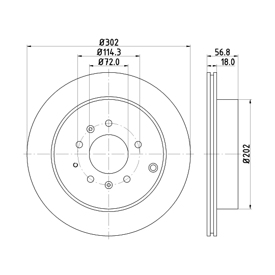 8DD 355 115-791 - Bromsskiva 