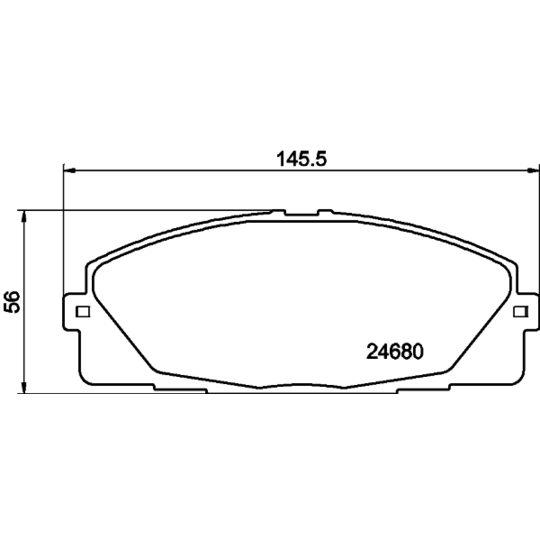 8DB 355 015-831 - Piduriklotsi komplekt,ketaspidur 