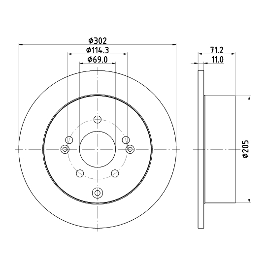 8DD 355 119-051 - Brake Disc 