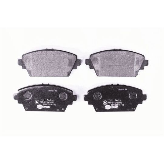 8DB 355 011-951 - Brake Pad Set, disc brake 