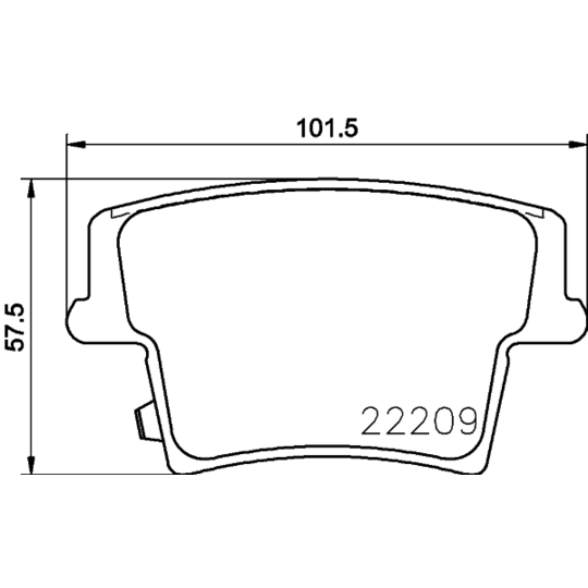 8DB 355 039-291 - Brake Pad Set, disc brake 