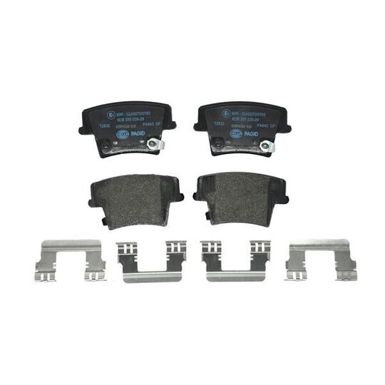 8DB 355 039-291 - Brake Pad Set, disc brake 