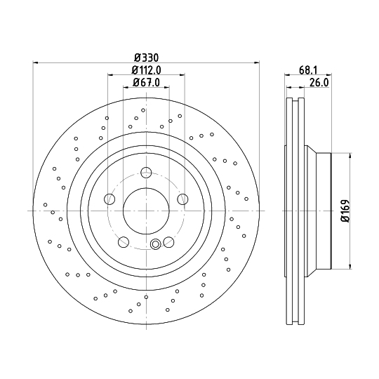 8DD 355 126-401 - Brake Disc 