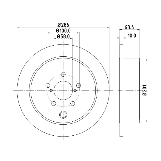 8DD 355 116-421 - Brake Disc 