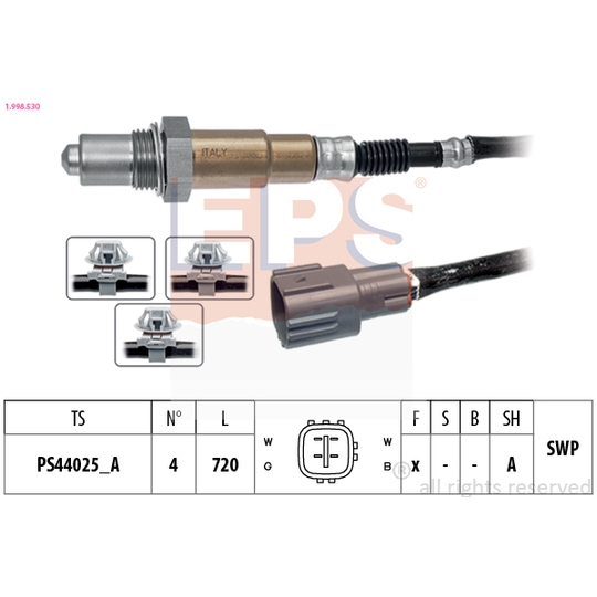 1.998.530 - Lambda Sensor 