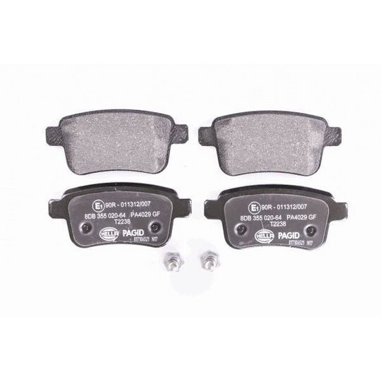 8DB 355 020-641 - Brake Pad Set, disc brake 