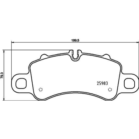 8DB 355 025-601 - Brake Pad Set, disc brake 