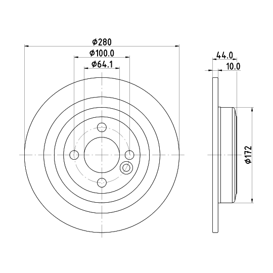 8DD 355 122-971 - Brake Disc 