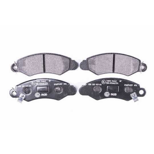 8DB 355 017-011 - Brake Pad Set, disc brake 